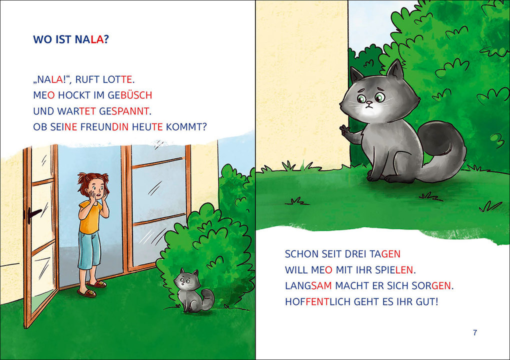 Weitere Ansicht: Leselöwen 1. Klasse - Die Katzen-Detektive (Großbuchstabenausgabe) | Katja Richert