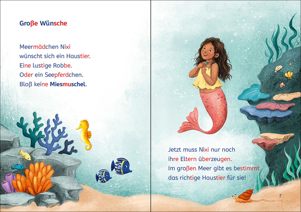 Weitere Ansicht: Leselöwen 1. Klasse - Das Meermädchen und der große Wunsch | Barbara Rose