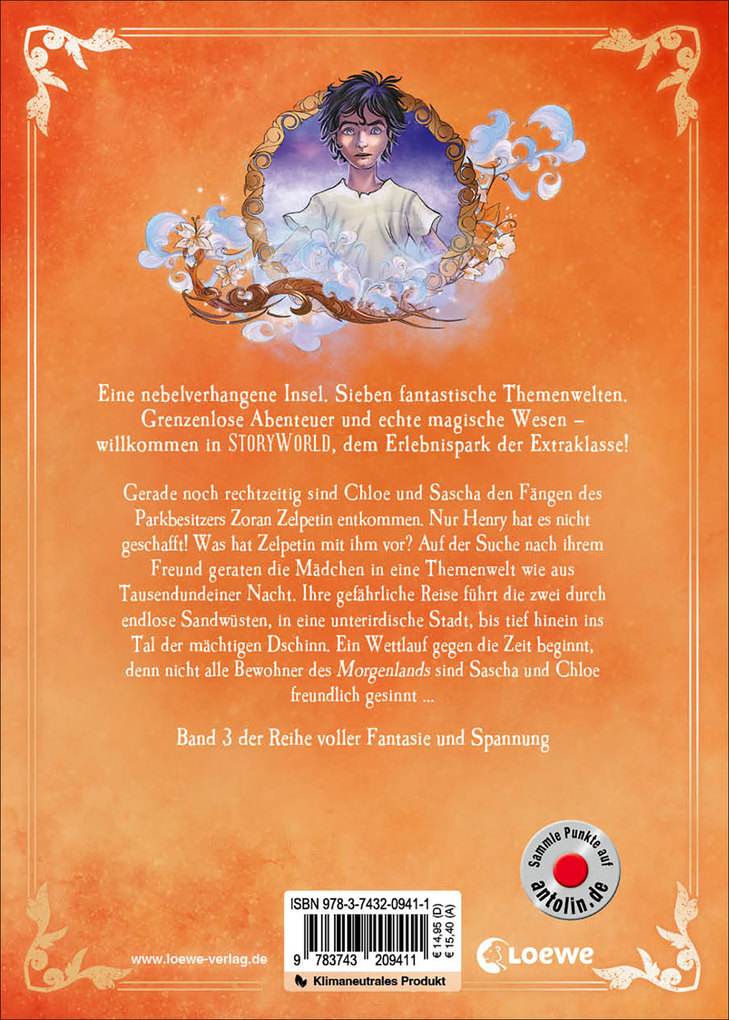 Weitere Ansicht: StoryWorld (Band 3) - Der Schatz der Dschinn | Sabrina J. Kirschner