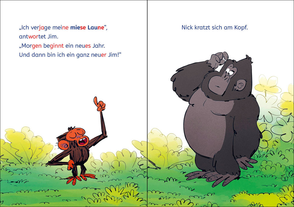 Weitere Ansicht: Leselöwen 1. Klasse - Jim ist mies drauf - Wer braucht schon gute Laune? | Suzanne Lang