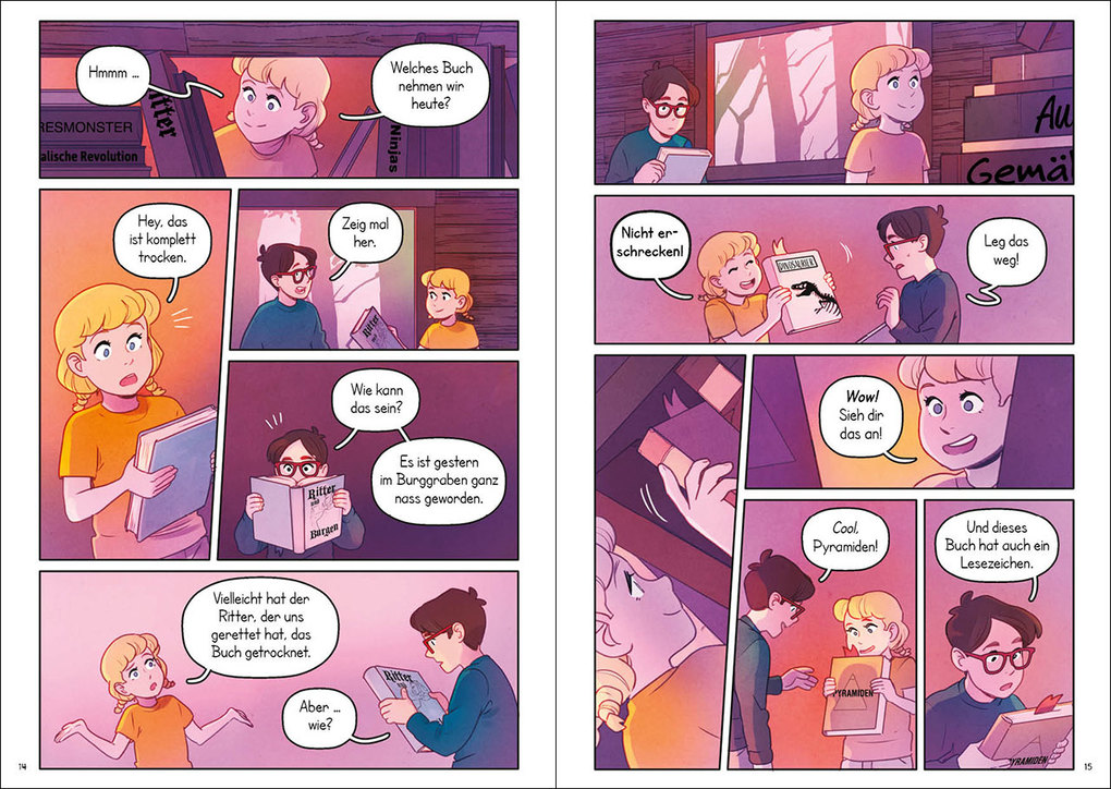 Weitere Ansicht: Das magische Baumhaus (Comic-Buchreihe, Band 3) - Das Geheimnis der Mumie | Mary Pope Osborne, Jenny Laird