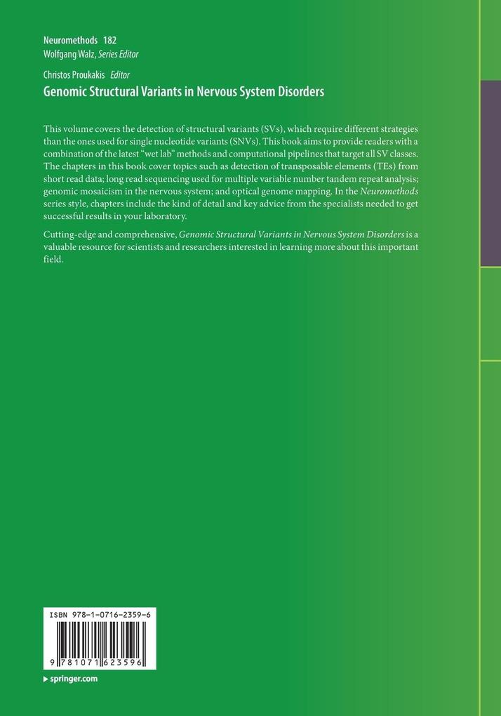 Weitere Ansicht: Genomic Structural Variants in Nervous System Disorders