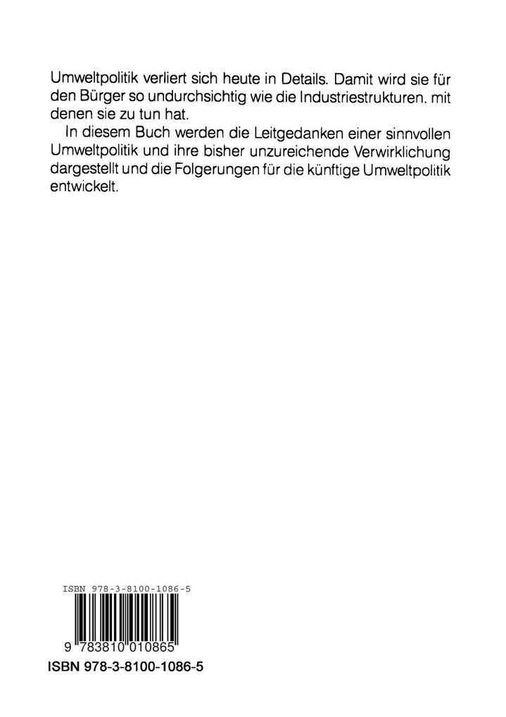 Weitere Ansicht: Umweltpolitik | Sighard Wilhelm