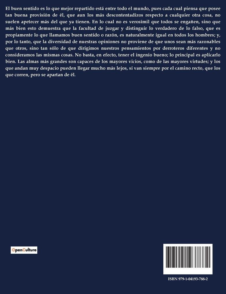 Weitere Ansicht: El discurso del método | René Descartes