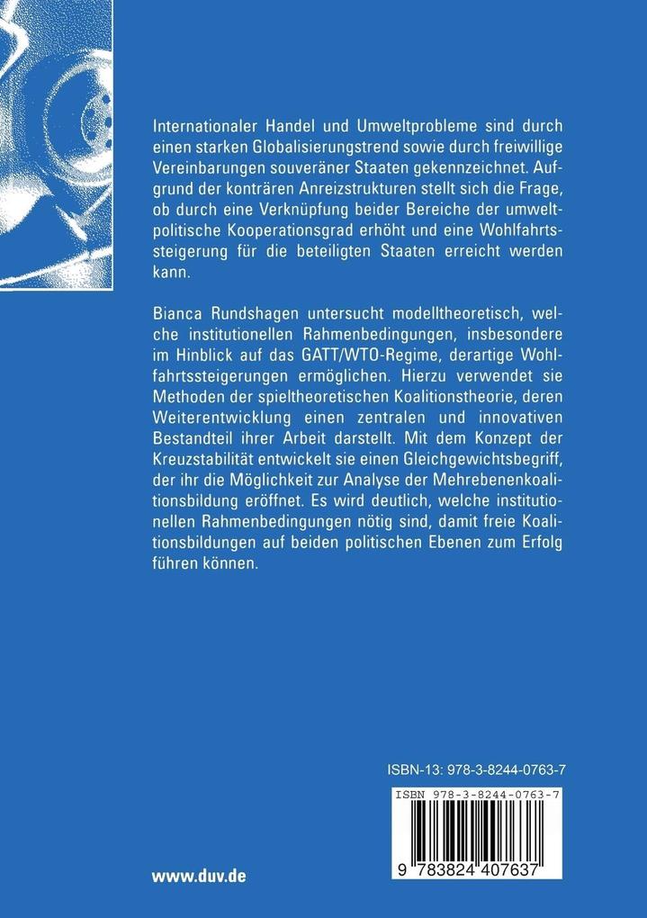 Weitere Ansicht: Strategische Verknüpfung von Umwelt- und Handelspolitik | Bianca Rundshagen