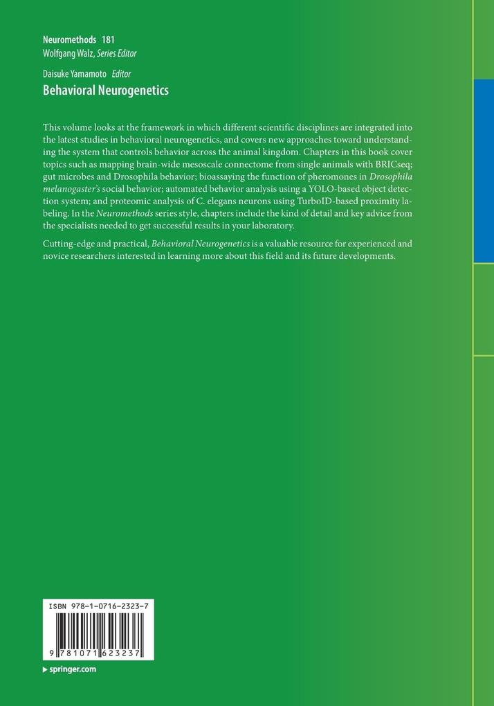 Weitere Ansicht: Behavioral Neurogenetics