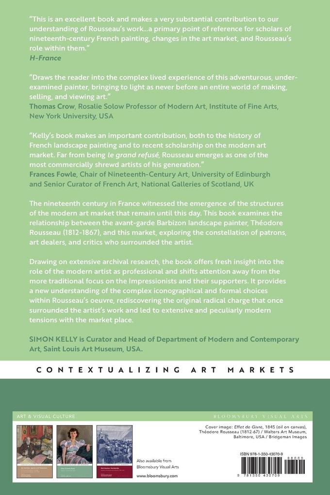 Weitere Ansicht: Théodore Rousseau and the Rise of the Modern Art Market | Simon Kelly