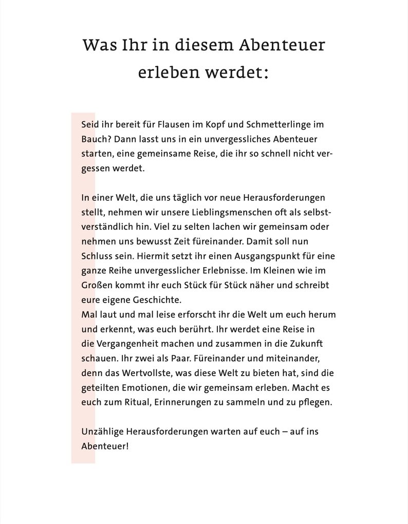 Weitere Ansicht: Herzklopfen! 40 unvergessliche Erlebnisse für Paare
