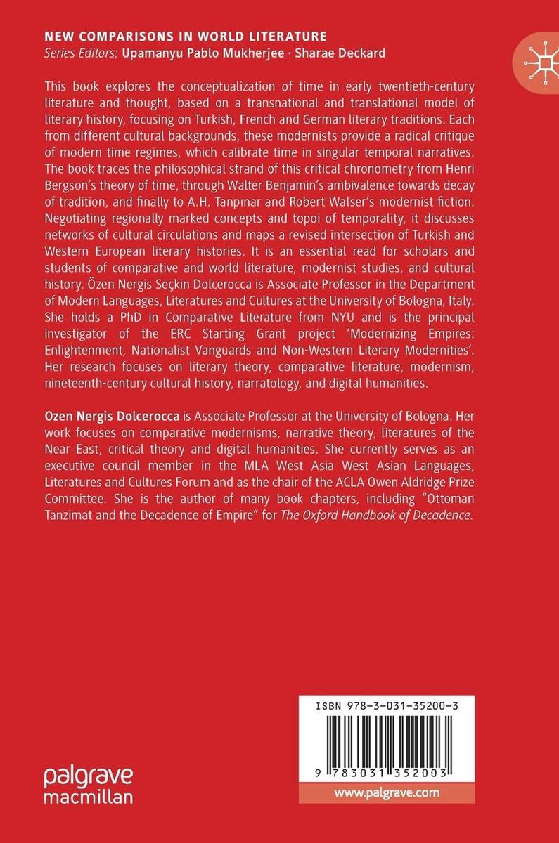 Weitere Ansicht: Comparative Modernism and Poetics of Time | Özen Nergis Dolcerocca
