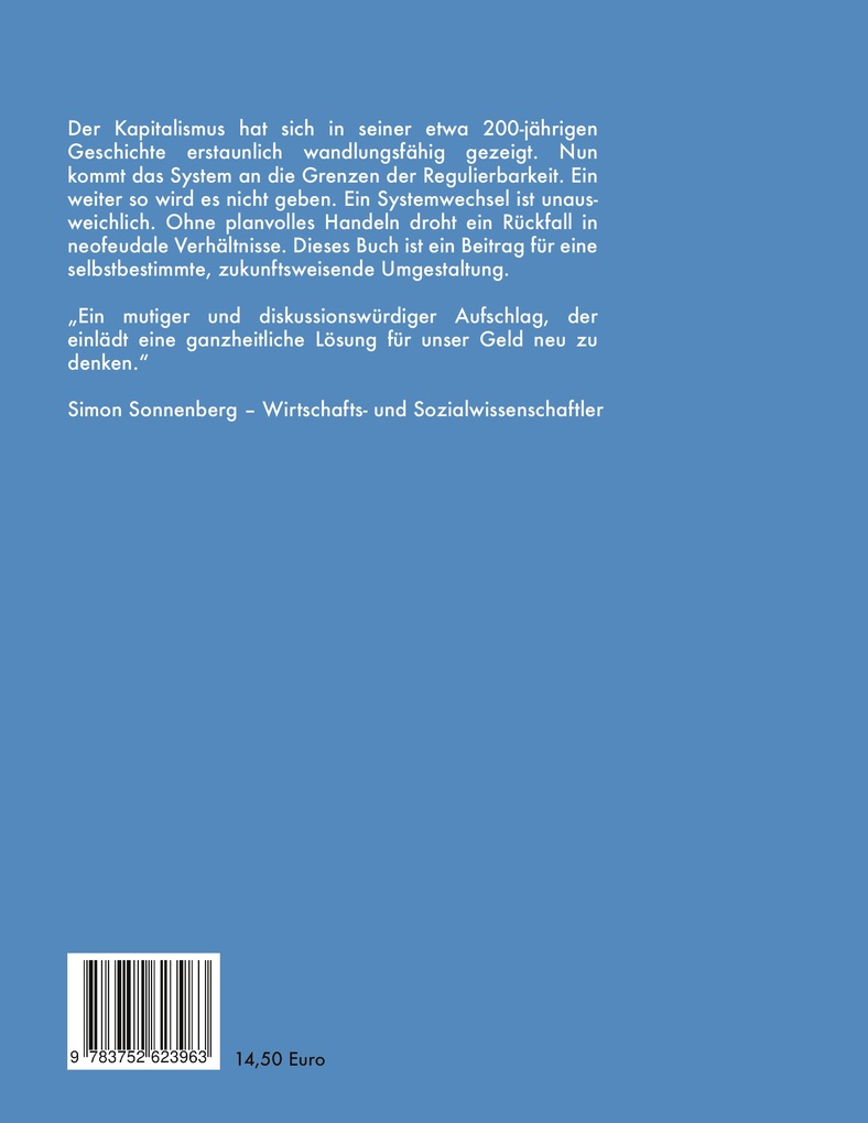 Weitere Ansicht: Vorschlag für eine Geldreform | Samirah Kenawi