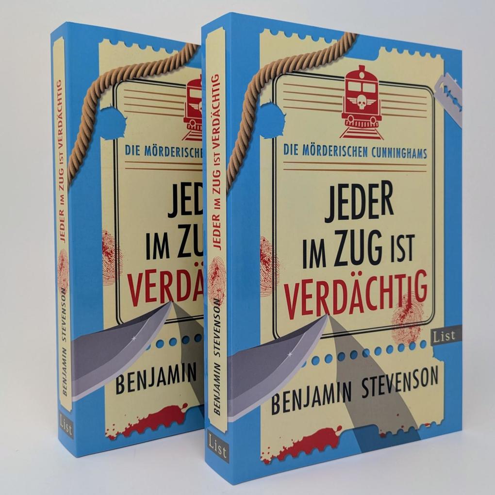Weitere Ansicht: Die mörderischen Cunninghams. Jeder im Zug ist verdächtig | Benjamin Stevenson
