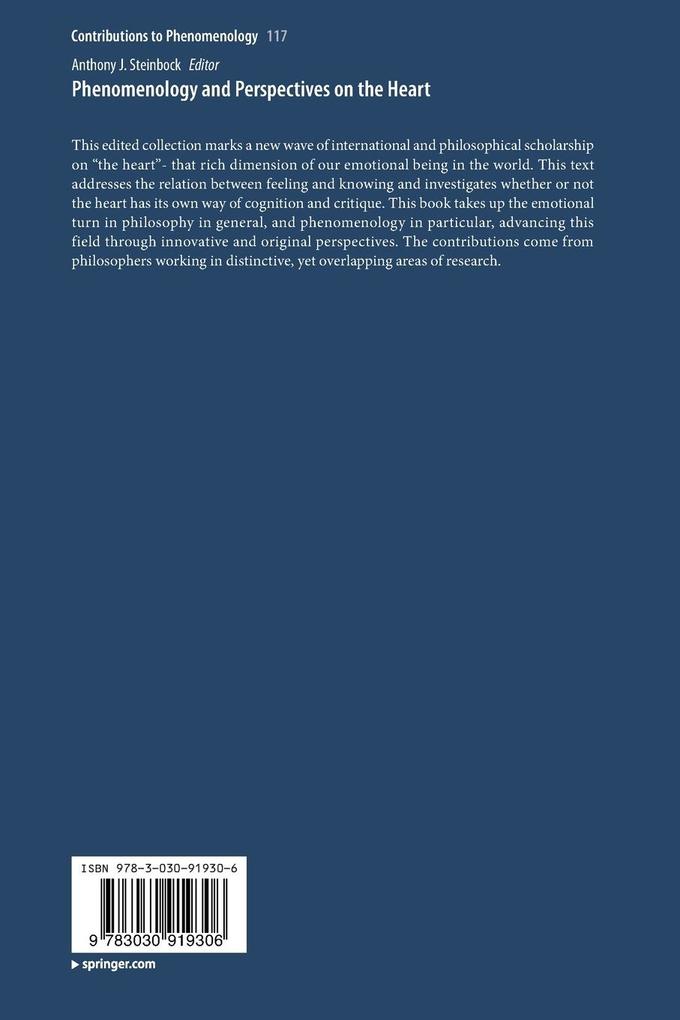 Weitere Ansicht: Phenomenology and Perspectives on the Heart