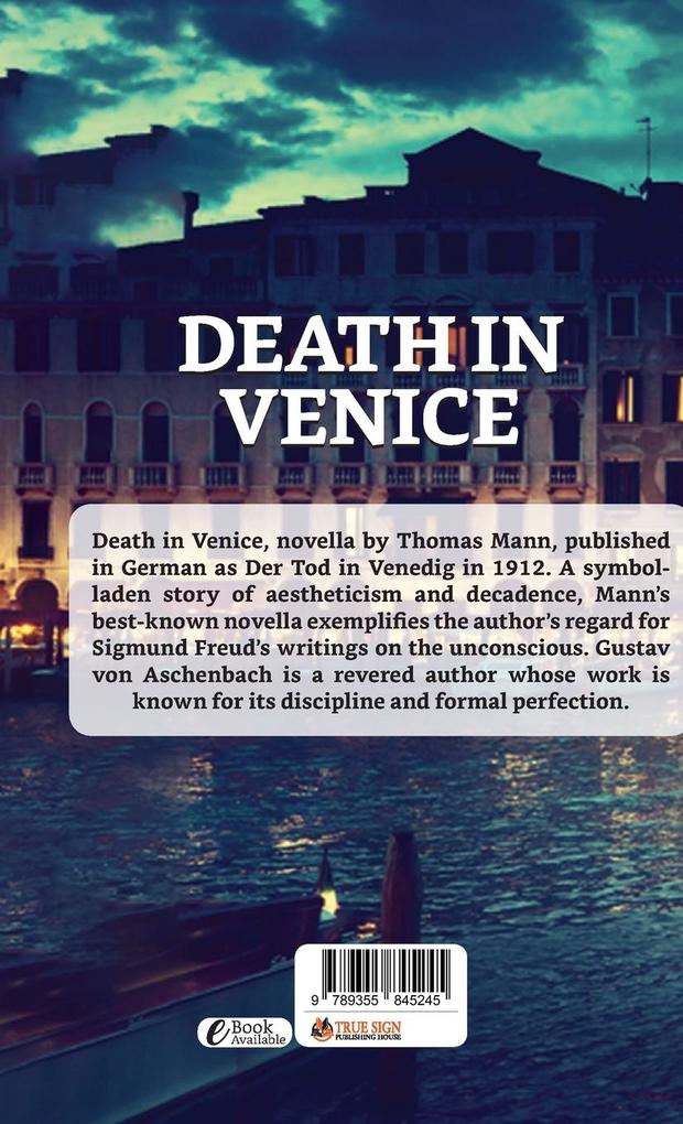 Weitere Ansicht: Death In Venice | Thomas Mann