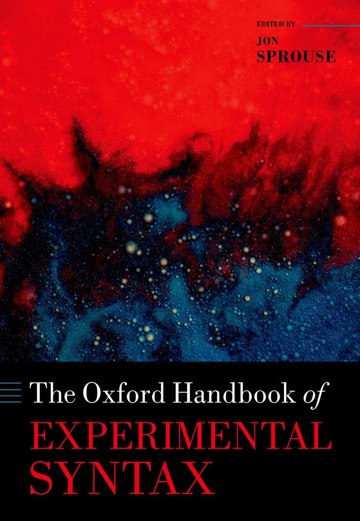 Produktbild: The Oxford Handbook of Experimental Syntax