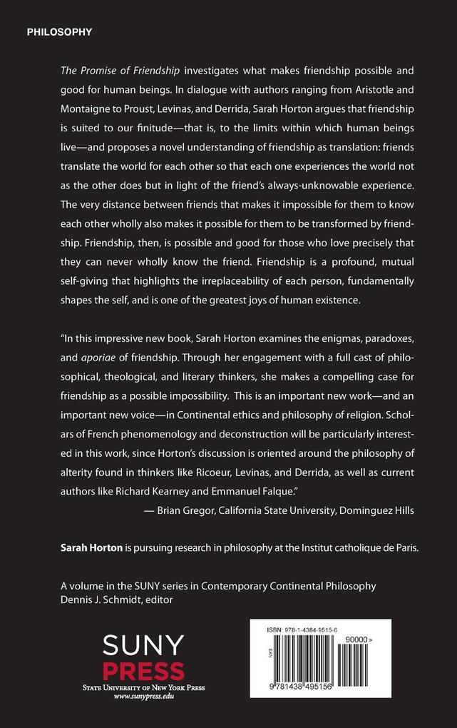 Weitere Ansicht: The Promise of Friendship | Sarah Horton