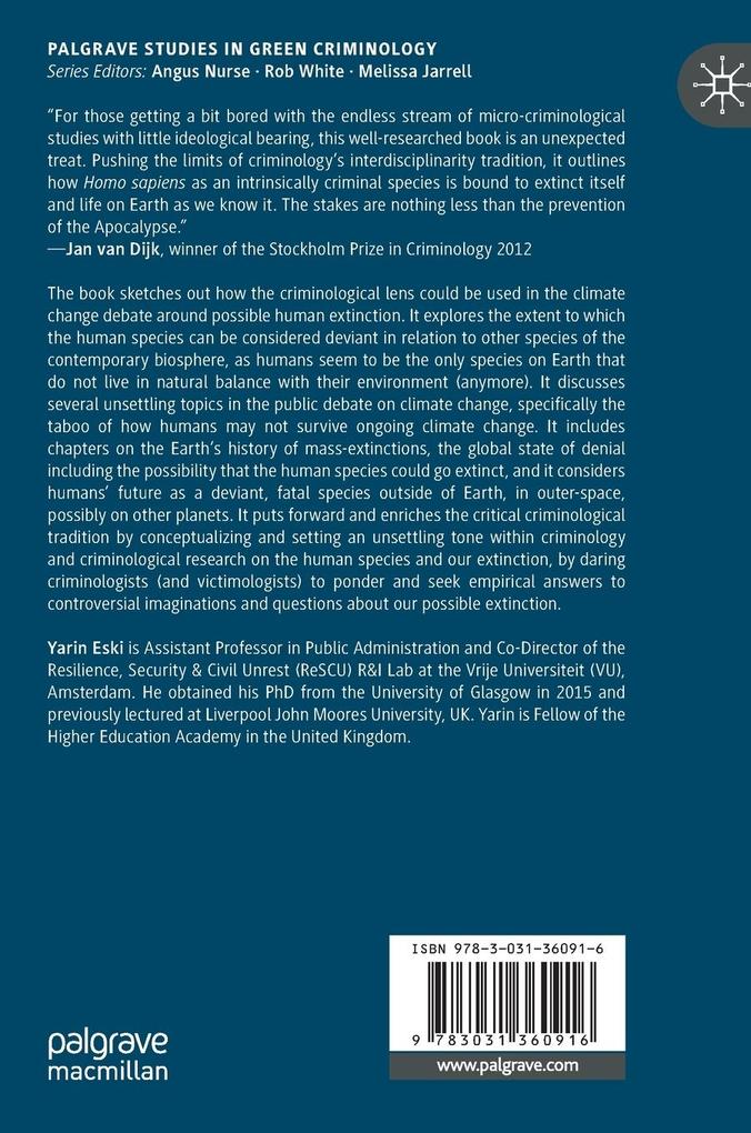 Weitere Ansicht: A Criminology of the Human Species | Yarin Eski