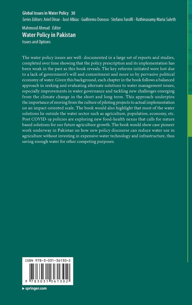 Weitere Ansicht: Water Policy in Pakistan
