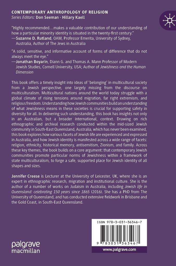 Weitere Ansicht: Jewish Identity in Multicultural Australia | Jennifer Creese