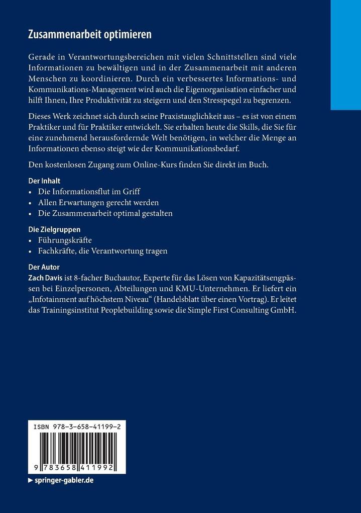 Weitere Ansicht: Zusammenarbeit optimieren | Zach Davis