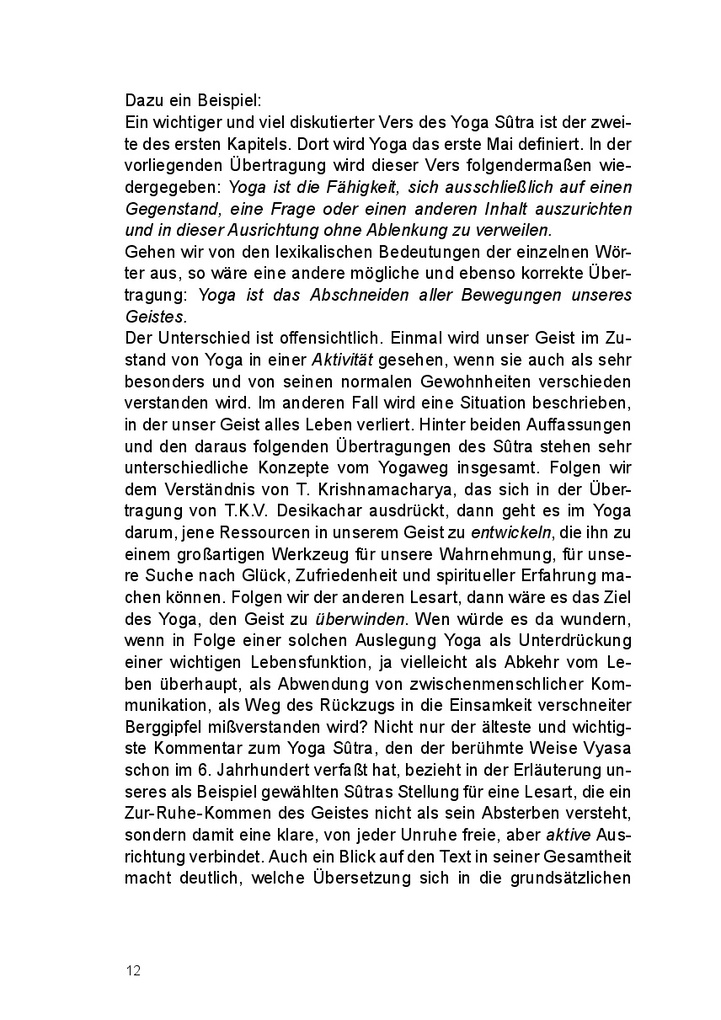 Weitere Ansicht: Über Freiheit und Meditation | T. K. V. Desikachar