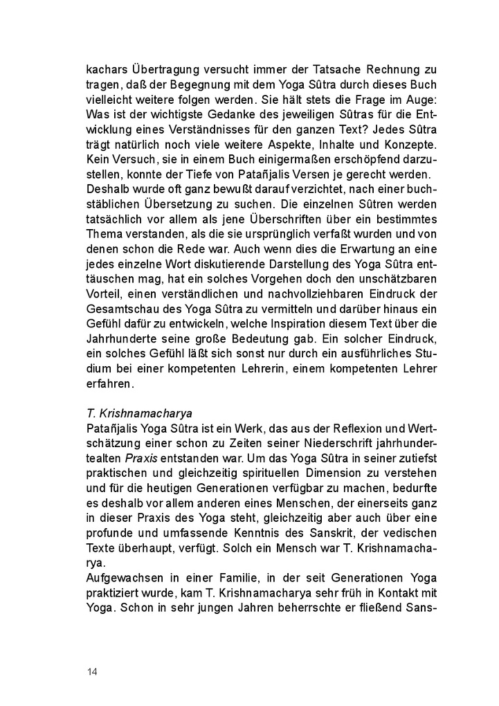 Weitere Ansicht: Über Freiheit und Meditation | T. K. V. Desikachar
