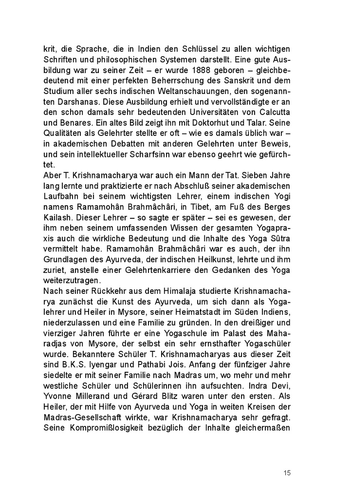Weitere Ansicht: Über Freiheit und Meditation | T. K. V. Desikachar