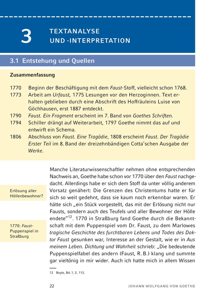 Weitere Ansicht: Faust I von Johann Wolfgang von Goethe - Textanalyse und Interpretation | Johann Wolfgang Goethe