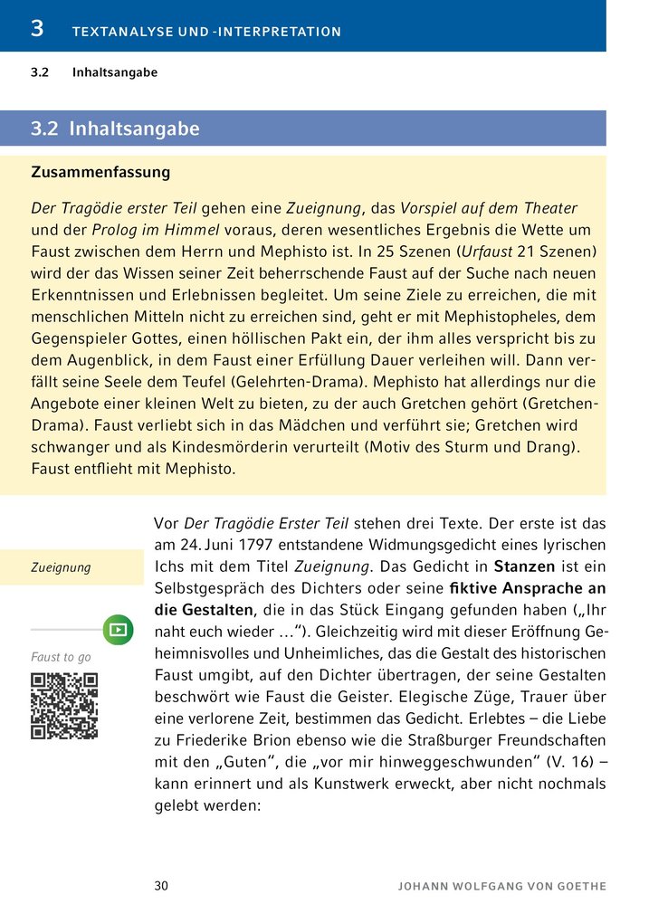 Weitere Ansicht: Faust I von Johann Wolfgang von Goethe - Textanalyse und Interpretation | Johann Wolfgang Goethe