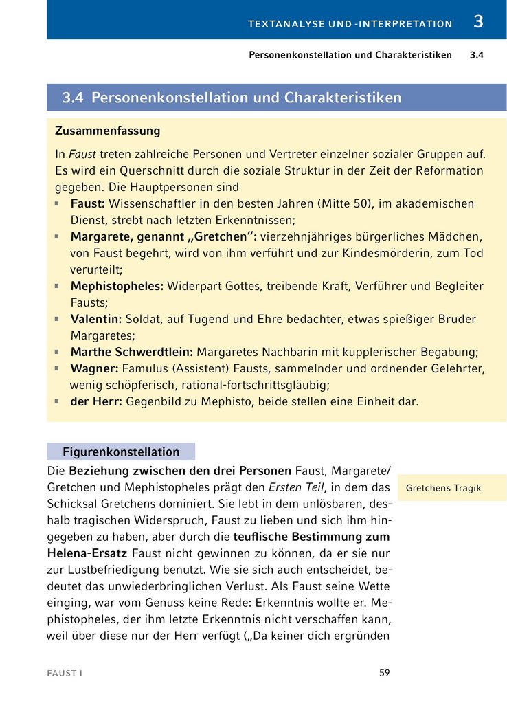Weitere Ansicht: Faust I von Johann Wolfgang von Goethe - Textanalyse und Interpretation | Johann Wolfgang Goethe