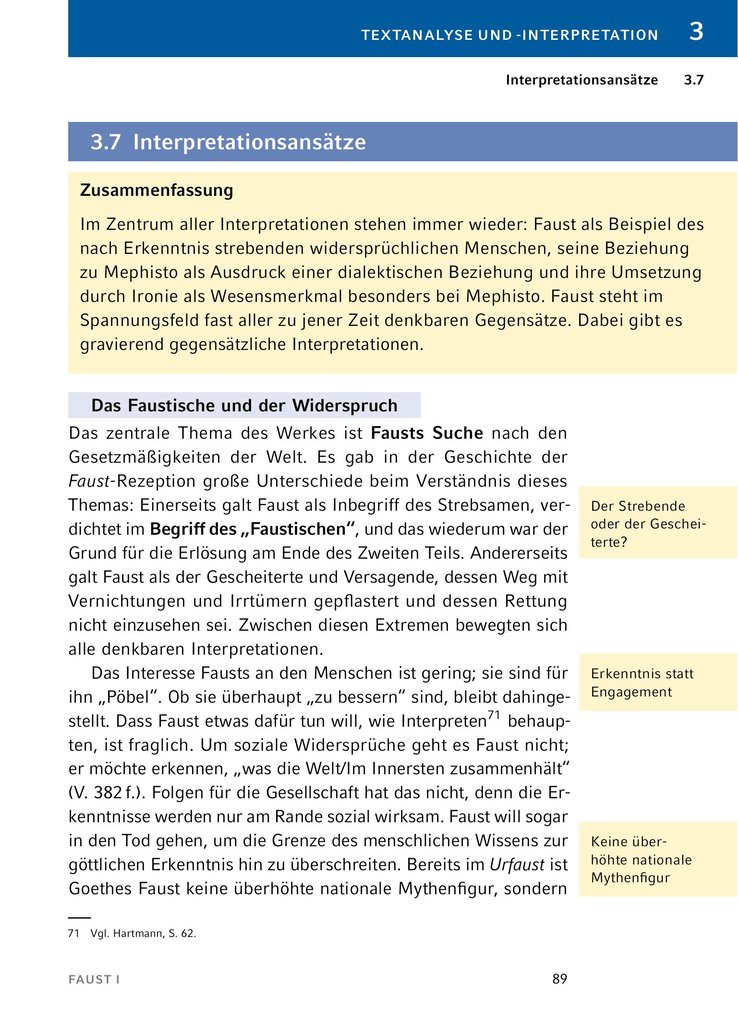 Weitere Ansicht: Faust I von Johann Wolfgang von Goethe - Textanalyse und Interpretation | Johann Wolfgang Goethe