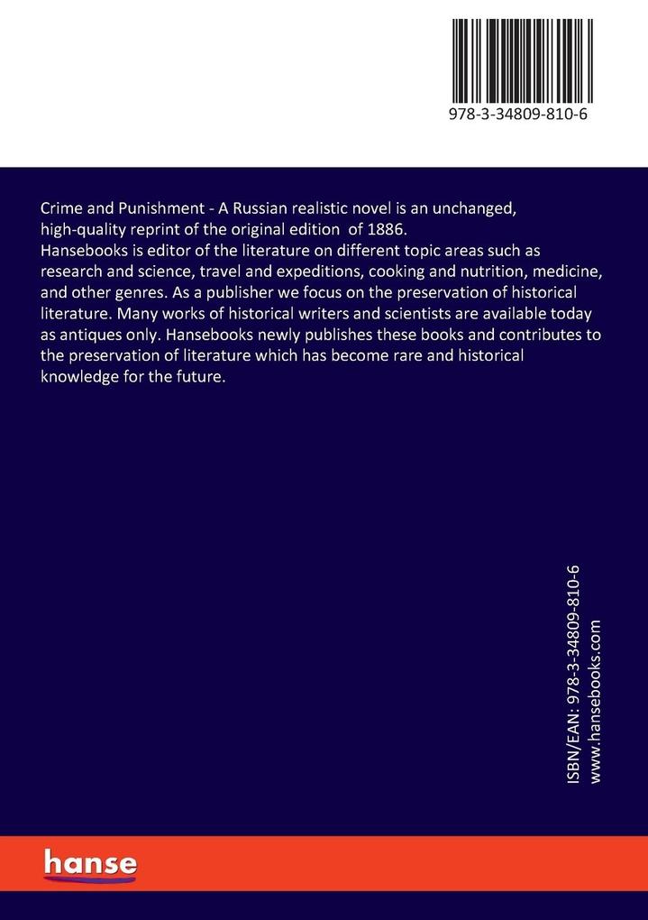 Weitere Ansicht: Crime and Punishment | Fyodor Dostoyevsky, Fjodor M. Dostojewskij