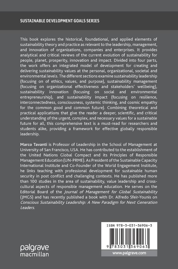 Weitere Ansicht: Developing Sustainability in Organizations | Marco Tavanti
