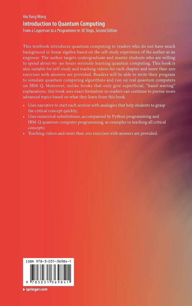 Weitere Ansicht: Introduction to Quantum Computing | Hiu Yung Wong