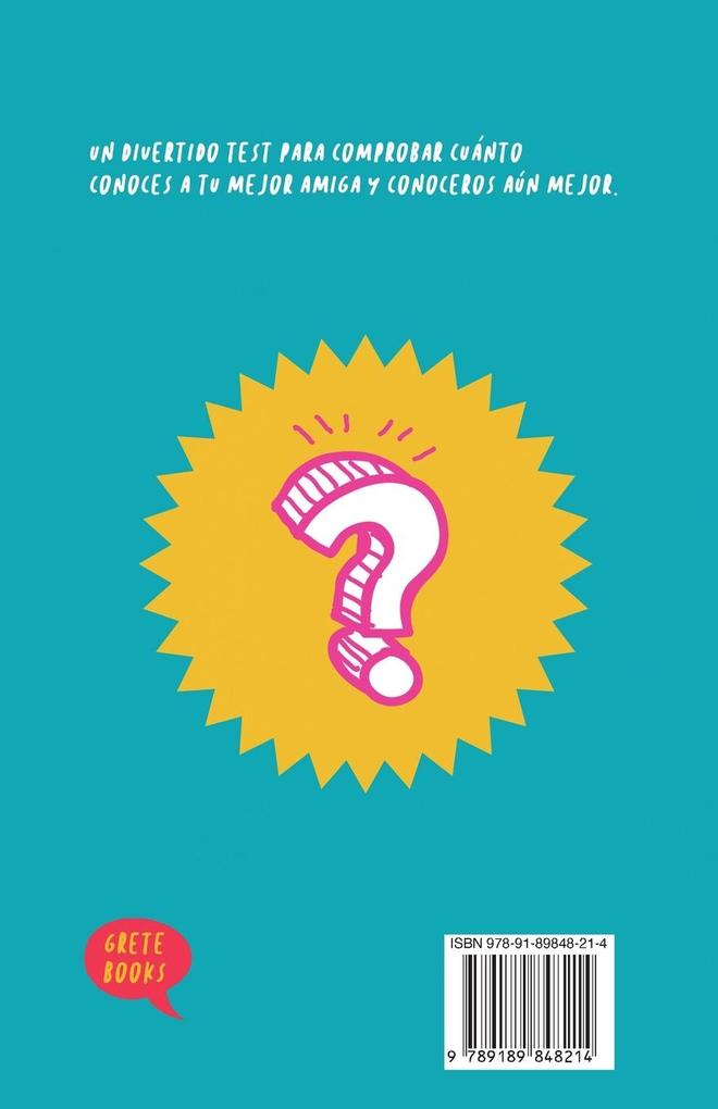 Weitere Ansicht: Cuánto conoces a tu mejor amiga? | Grete Books