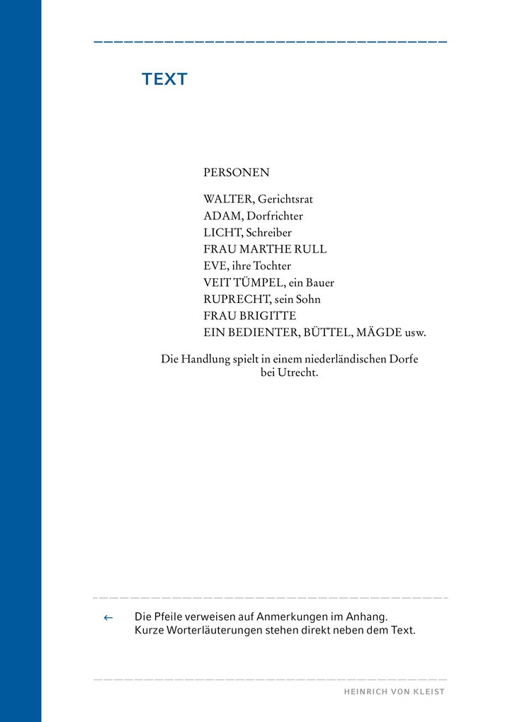 Weitere Ansicht: Der zerbrochne Krug (Textausgabe mit Variant) | Heinrich Kleist, Heinrich Von Kleist