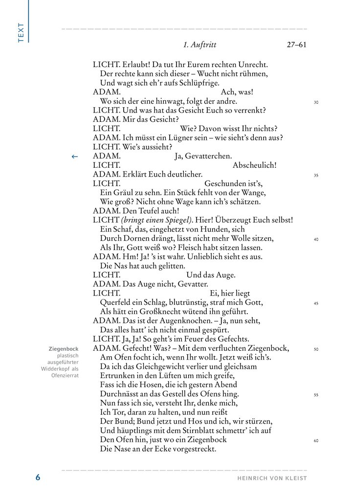 Weitere Ansicht: Der zerbrochne Krug (Textausgabe mit Variant) | Heinrich Kleist, Heinrich Von Kleist