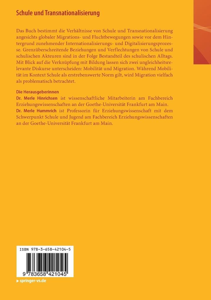 Weitere Ansicht: Schule und Transnationalisierung