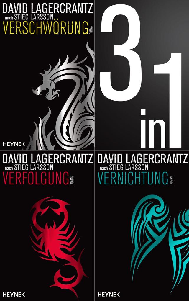 Produktbild: Die Millennium-Saga 4-6: Verschwörung / Verfolgung / Vernichtung (3in1-Bundle) | David Lagercrantz