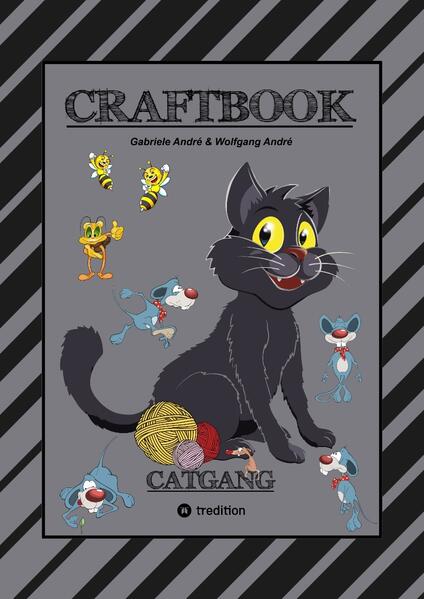 Produktbild: CRAFTBOOK - SUPER SPIEL - CATCH THE RAT - TOLLE MOTIVE - KREATIVES MALEN - BASTELN - MOGO DIE MAUS - KATZENBILDER | Gabriele André, Wolfgang André
