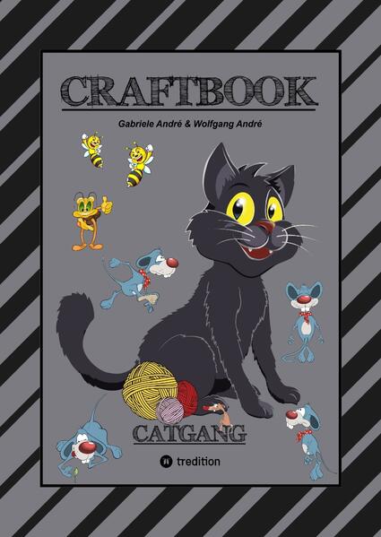 Produktbild: CRAFTBOOK - SUPER SPIEL - CATCH THE RAT - TOLLE MOTIVE - KREATIVES MALEN - BASTELN - MOGO DIE MAUS - KATZENBILDER | Gabriele André, Wolfgang André