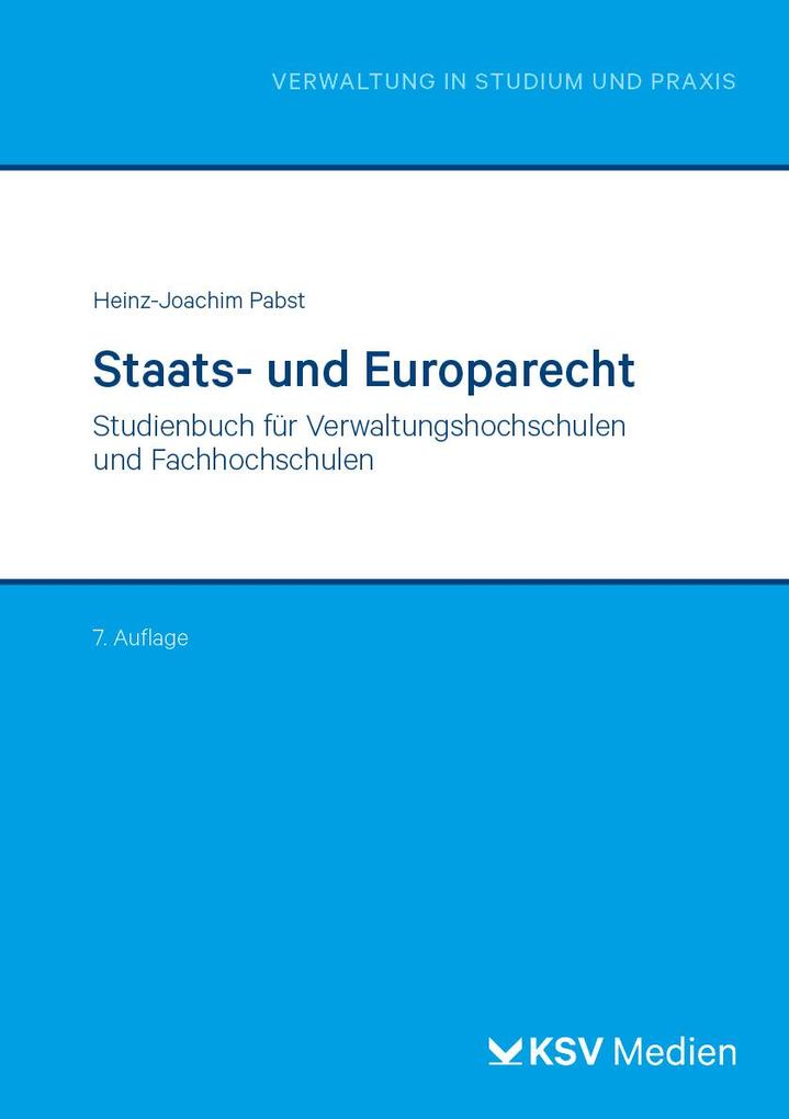 Produktbild: Staats- und Europarecht | Heinz J Pabst, Annegret Frankewitsch