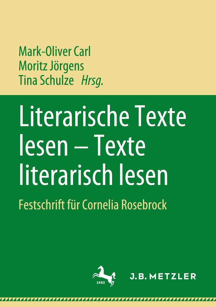 Produktbild: Literarische Texte lesen - Texte literarisch lesen
