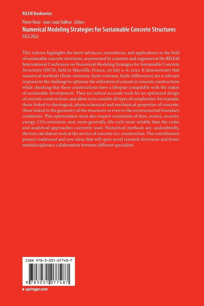 Weitere Ansicht: Numerical Modeling Strategies for Sustainable Concrete Structures