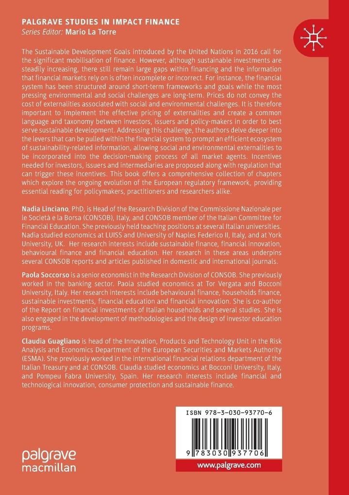 Weitere Ansicht: Information as a Driver of Sustainable Finance