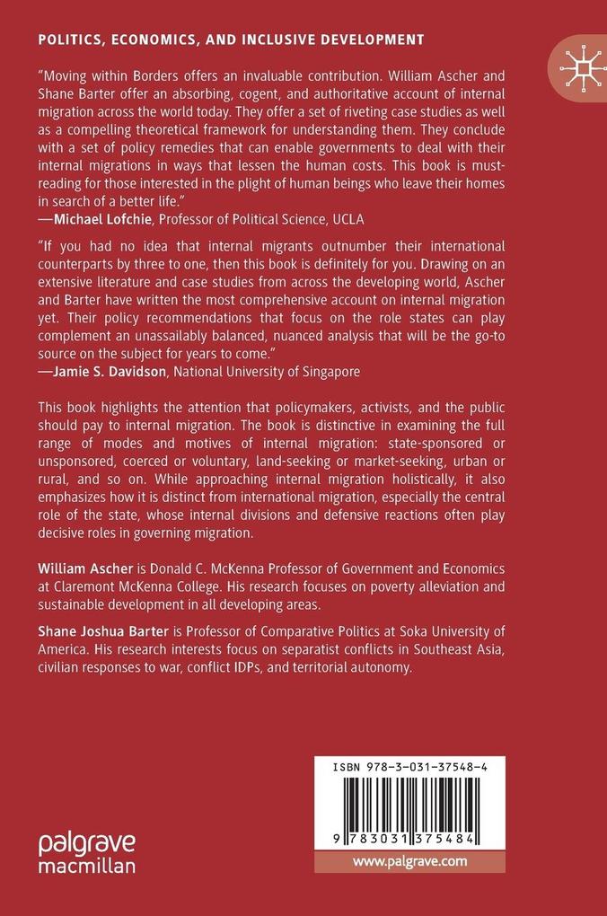 Weitere Ansicht: Moving within Borders | William Ascher, Shane Joshua Barter