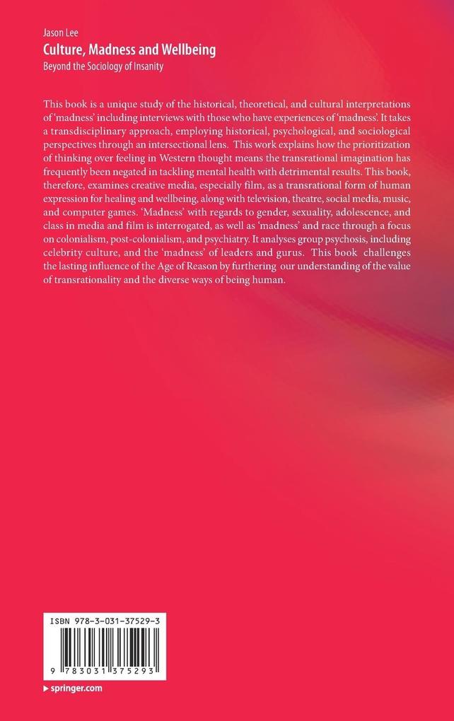 Weitere Ansicht: Culture, Madness and Wellbeing | Jason Lee