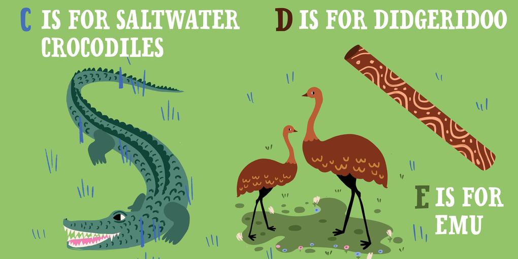 Weitere Ansicht: A Is For Australia | Ann Ingalls