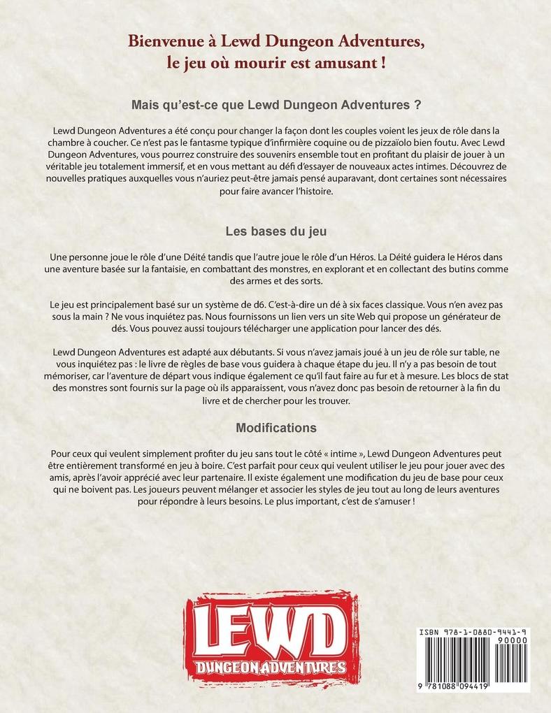 Weitere Ansicht: Lewd Dungeon Adventures Règles de Base et Aventure D'initiation | Phoenix Grey, Sky Corgan