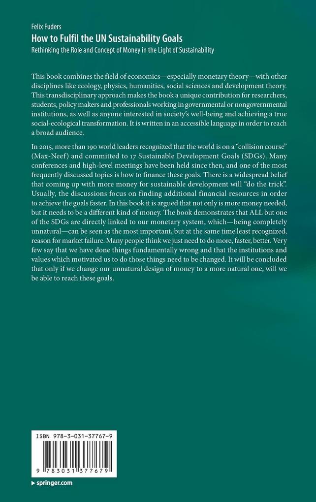 Weitere Ansicht: How to Fulfil the UN Sustainability Goals | Felix Fuders
