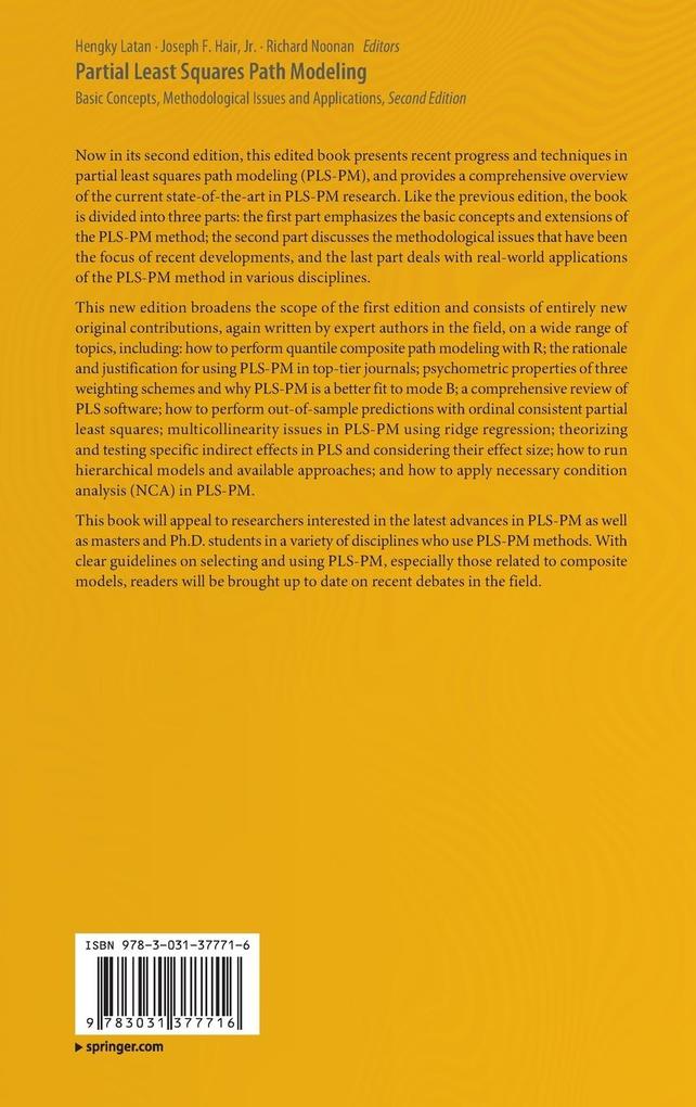 Weitere Ansicht: Partial Least Squares Path Modeling